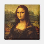 Leonardo Da Vinci Mona Lisa Kunstmalerei Magnet (Vorne)