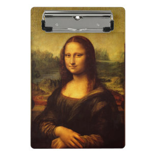 Leonardo Da Vinci Mona Lisa Kunstmalerei Mini Klemmbrett