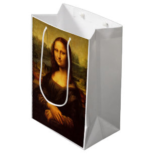 Leonardo Da Vinci Mona Lisa Kunstmalerei Mittlere Geschenktüte