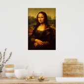 Leonardo Da Vinci Mona Lisa Kunstmalerei Poster (Küche)