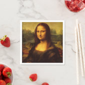 Leonardo Da Vinci Mona Lisa Kunstmalerei Serviette (Beispiel)