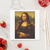 Leonardo Da Vinci Mona Lisa Kunstmalerei Serviette (Beispiel)