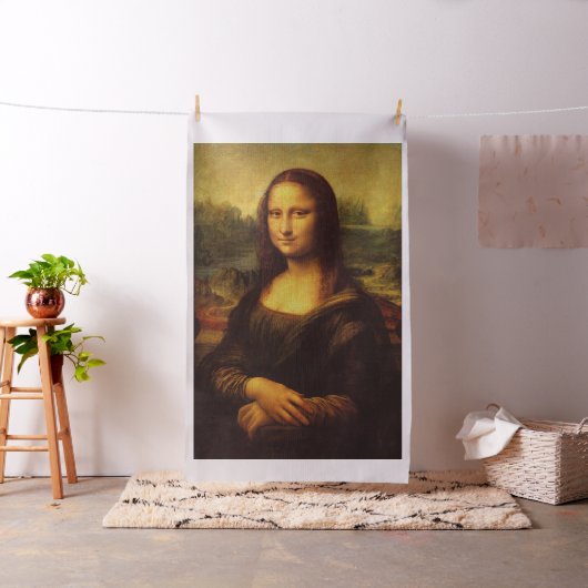 Leonardo Da Vinci Mona Lisa Kunstmalerei Stoff (Beispiel)