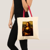 Leonardo Da Vinci Mona Lisa Kunstmalerei Tragetasche (Vorderseite (Produkt))