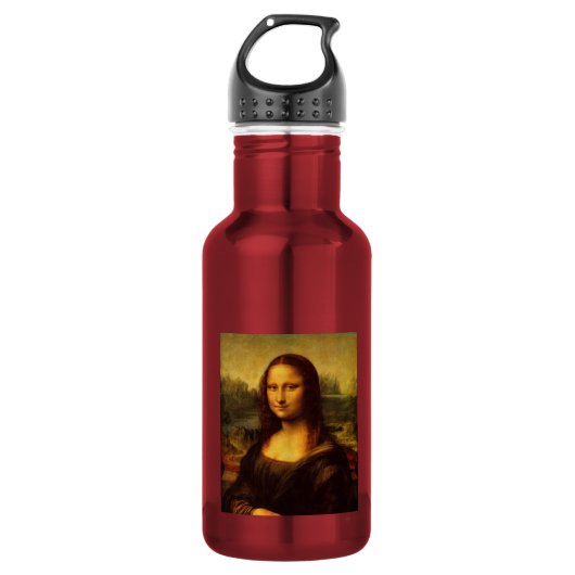 Leonardo Da Vinci Mona Lisa Kunstmalerei Trinkflasche (Vorderseite)