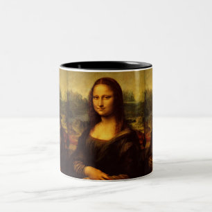 Leonardo Da Vinci Mona Lisa Kunstmalerei Zweifarbige Tasse
