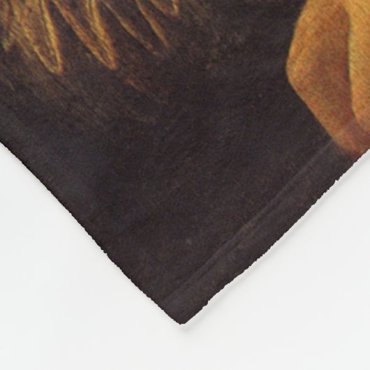 LEONARDO DA VINCI - Mona Lisa, La Gioconda 1503 Fleecedecke (Ecke)