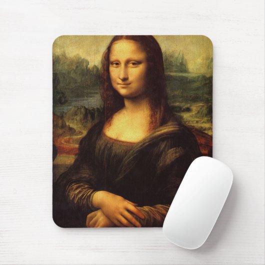 LEONARDO DA VINCI - Mona Lisa, La Gioconda 1503 Mousepad (Mit Mouse)
