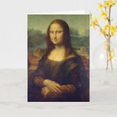 Leonardo Da Vinci, Mona Lisa, La Gioconda Karte (Gelbe Blume)