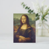 Leonardo Da Vinci, Mona Lisa, La Gioconda Postkarte (Stehend Vorderseite)