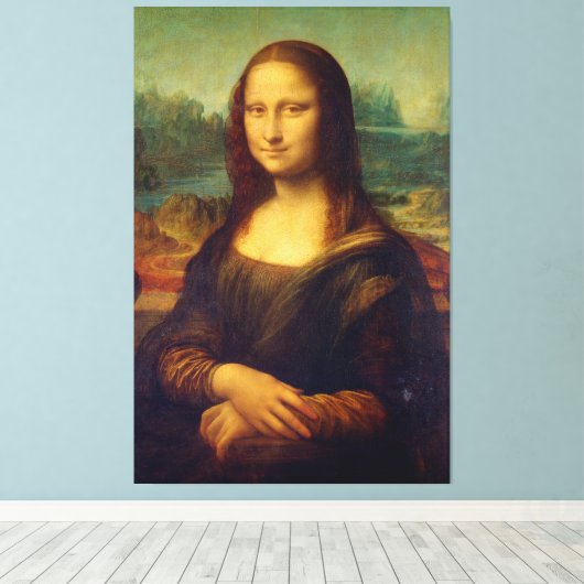 Leonardo da Vinci – Mona Lisa Leinwanddruck (Insitu (Holzboden))