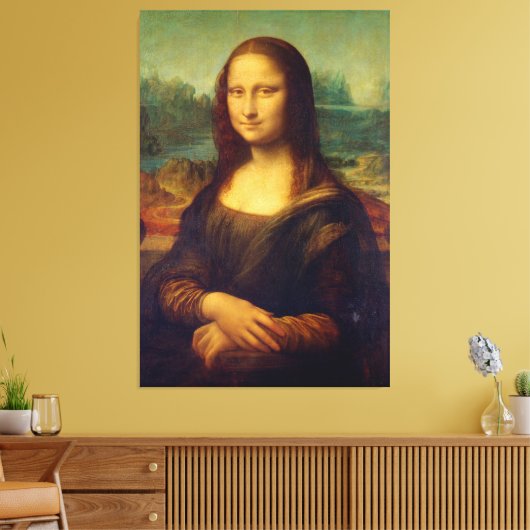 Leonardo da Vinci – Mona Lisa Leinwanddruck (Insitu (Wohnzimmer))