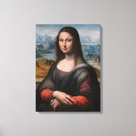 Leonardo da Vinci | Mona Lisa Leinwanddruck (Vorderseite)