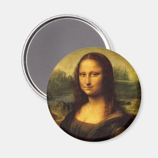 Leonardo Da Vinci Mona Lisa Magnet (Vorderseite/Rückseite)