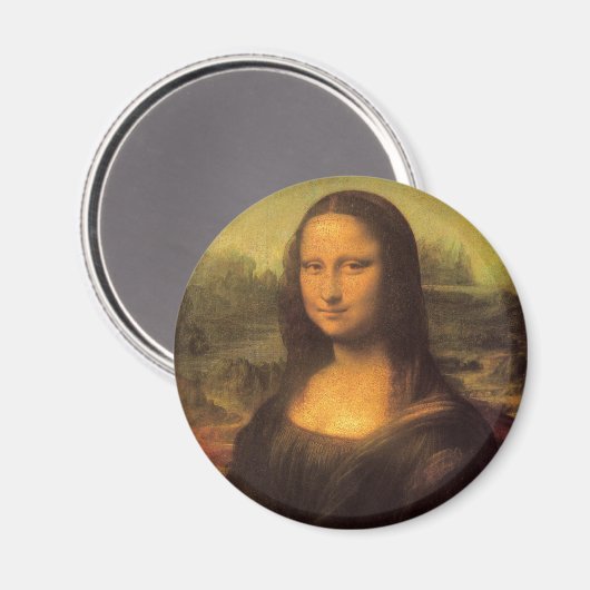 Leonardo Da Vinci' Mona Lisa Magnet (Vorderseite/Rückseite)
