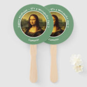 Leonardo da Vinci Mona Lisa Party Collection Fächer (Vorne und Hinten)