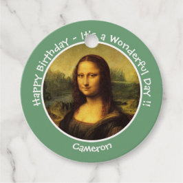 Leonardo da Vinci Mona Lisa Party Collection Geschenkanhänger