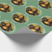 Leonardo da Vinci Mona Lisa Party Collection Geschenkpapier (Ecke)