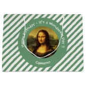 Leonardo da Vinci Mona Lisa Party Collection Große Geschenktüte (Vorderseite)