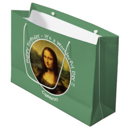 Leonardo da Vinci Mona Lisa Party Collection Große Geschenktüte