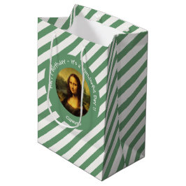 Leonardo da Vinci Mona Lisa Party Collection Mittlere Geschenktüte