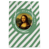 Leonardo da Vinci Mona Lisa Party Collection Mittlere Geschenktüte (Vorderseite)