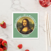 Leonardo da Vinci Mona Lisa Party Collection Serviette (Beispiel)