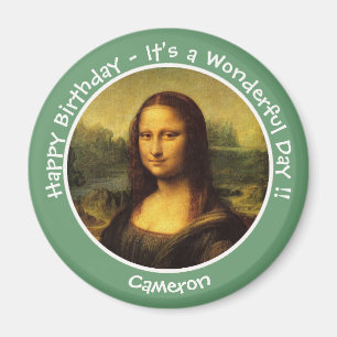Leonardo da Vinci Mona Lisa Party Kollektion Magnet