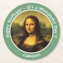 Leonardo da Vinci Mona Lisa Party-Kollektion