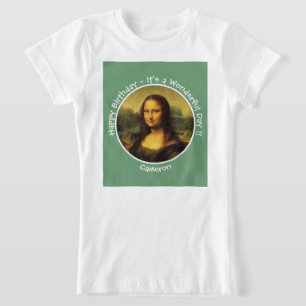 Leonardo da Vinci Mona Lisa Party-Kollektion T-Shirt