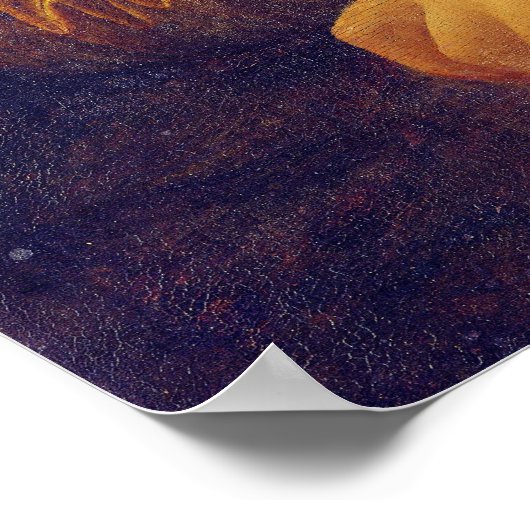 Leonardo da Vinci - Mona Lisa Poster (Ecke)