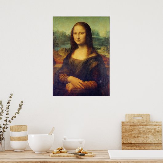Leonardo da Vinci - Mona Lisa Poster (Küche)