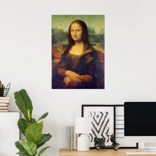 Leonardo da Vinci - Mona Lisa Poster (Heimbüro)