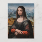 Leonardo da Vinci | Mona Lisa Postkarte (Vorderseite)