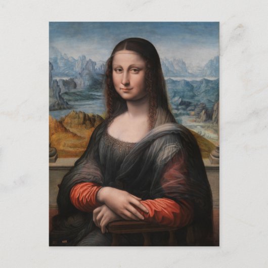 Leonardo da Vinci | Mona Lisa Postkarte (Vorderseite)