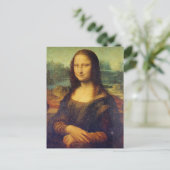 Leonardo da Vinci - Mona Lisa Postkarte (Stehend Vorderseite)