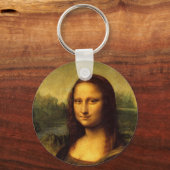 Leonardo Da Vinci Mona Lisa Schlüsselanhänger (Vorderseite)