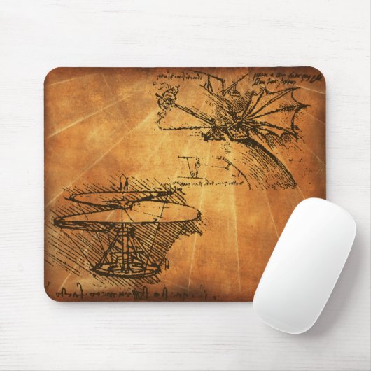 Leonardo da Vinci Mousepad (Mit Mouse)
