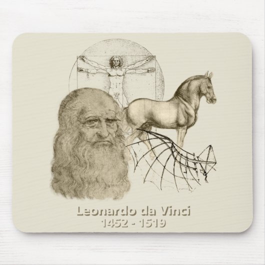 Leonardo da Vinci Mousepad (Vorne)