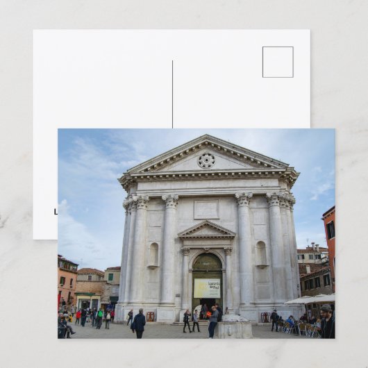 Leonardo da Vinci Museum Venice Italy Postkarte (Vorne/Hinten)