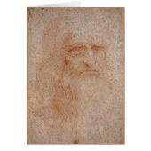 Leonardo Da Vinci, mutmaßliches Selbstportrait (Vorne)
