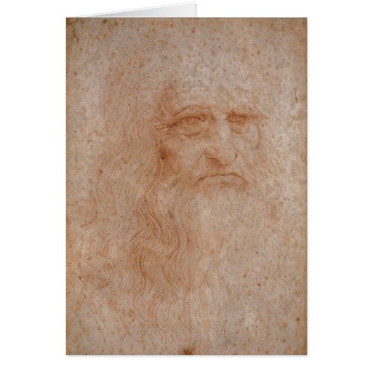 Leonardo Da Vinci, mutmaßliches Selbstportrait (Vorne)