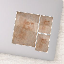 Leonardo Da Vinci, mutmaßliches Selbstportrait Aufkleber