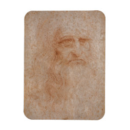 Leonardo Da Vinci, mutmaßliches Selbstportrait Magnet