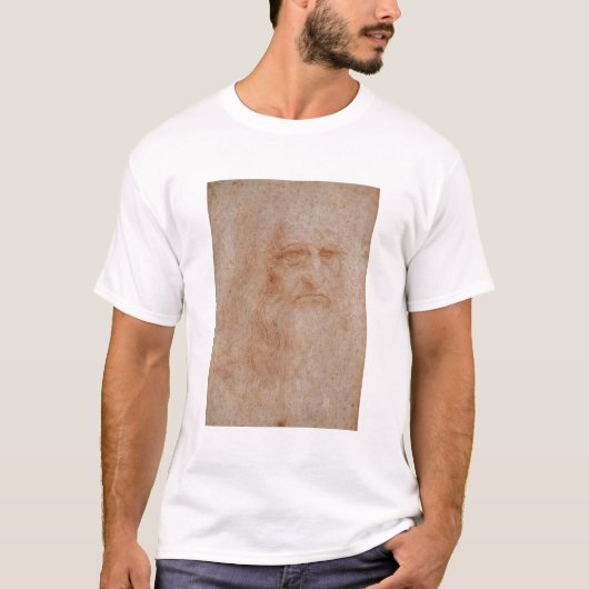Leonardo Da Vinci, mutmaßliches Selbstportrait T-Shirt (Vorderseite)