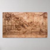 Leonardo da Vinci - Perspectival Poster (Vorne)