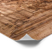 Leonardo da Vinci - Perspectival Poster (Ecke)