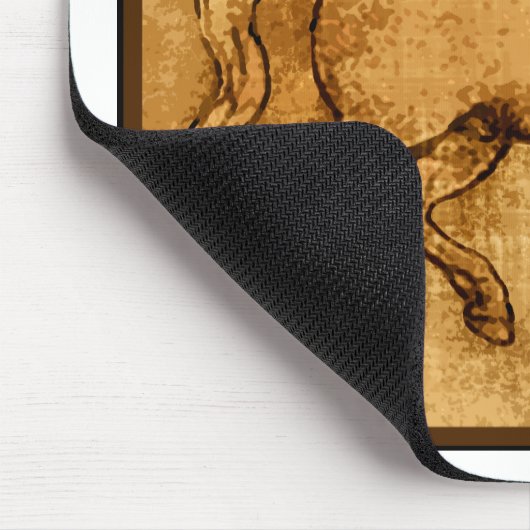 Leonardo da Vinci-Pferdekunst Mousepad (Ecke)