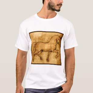Leonardo da Vinci-Pferdekunst T-Shirt