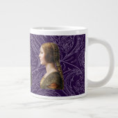 Leonardo da Vinci Portrait La Bella Principessa Jumbo-Tasse (Rechts)